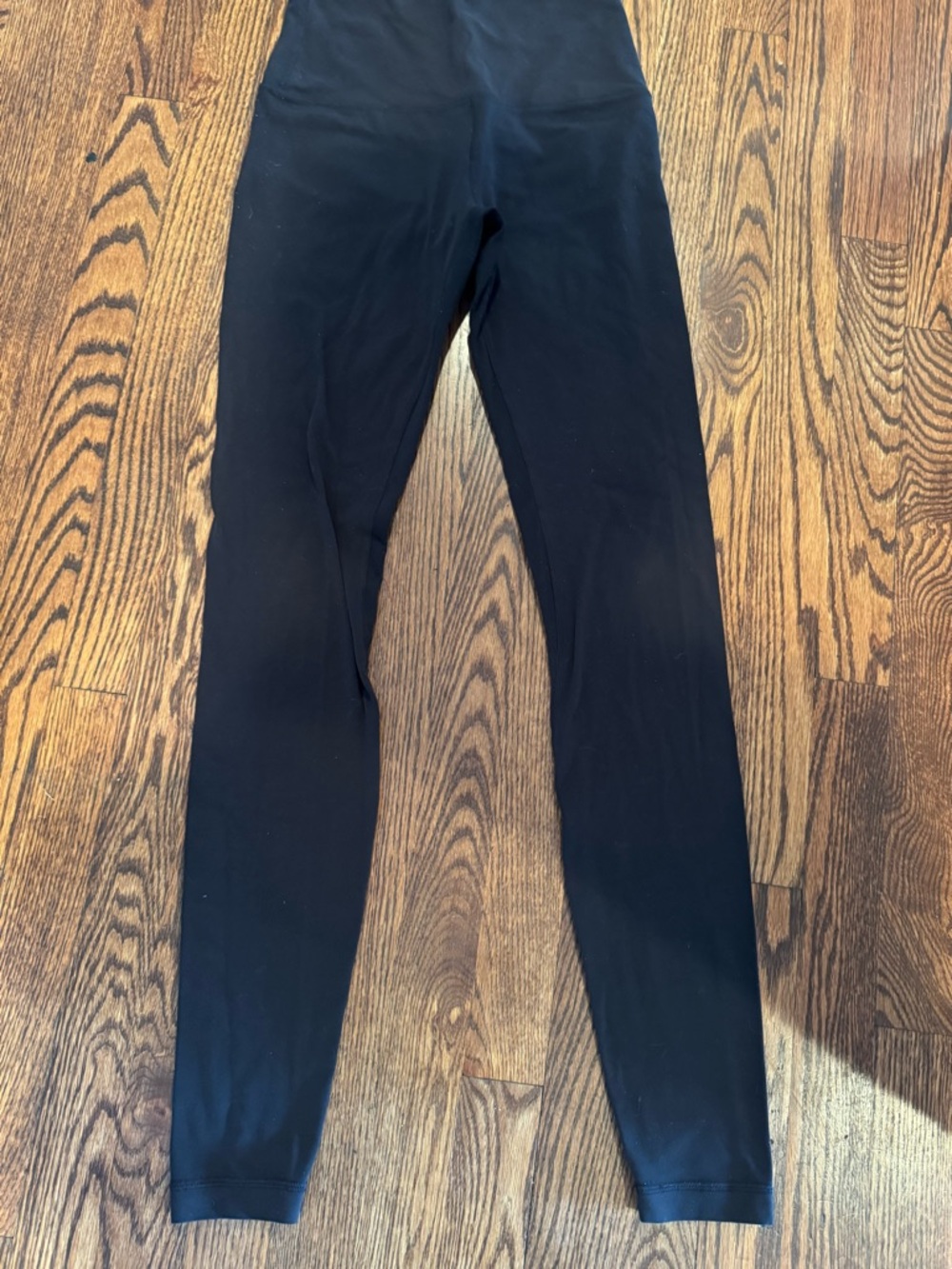 Lulu lemon size 6 High-Waist Black Full-Length Leggings